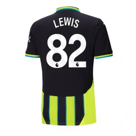 Manchester City Rico Lewis #82 Auswärtstrikot 2024-25 Kurzarm